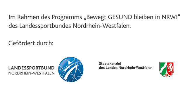 Förderprogramm Bewegt Gesund bleiben in NRW